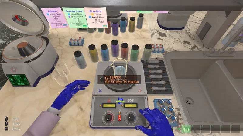 Mixing reagents at the synthesis bench